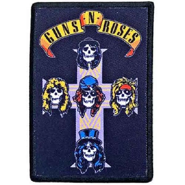 Guns N' Roses Small Patch: Skulls Cross