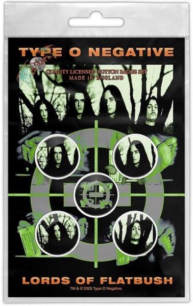 Type O Negative 5 Button Badge Pack: Lords Of Flatbush