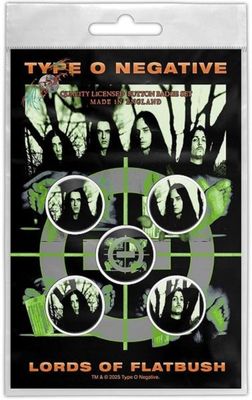 Type O Negative 5 Button Badge Pack: Lords Of Flatbush