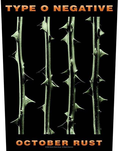 Type O Negative Back Patch: October Rust