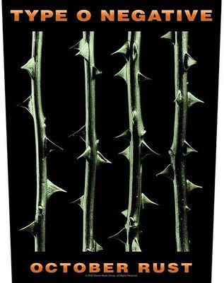 Type O Negative Back Patch: October Rust