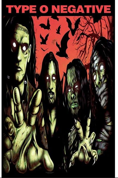 Type O Negative Poster Flag: Halloween