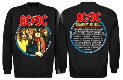 AC-DC Sweatshirt: Highway To Hell North American Tour 1979