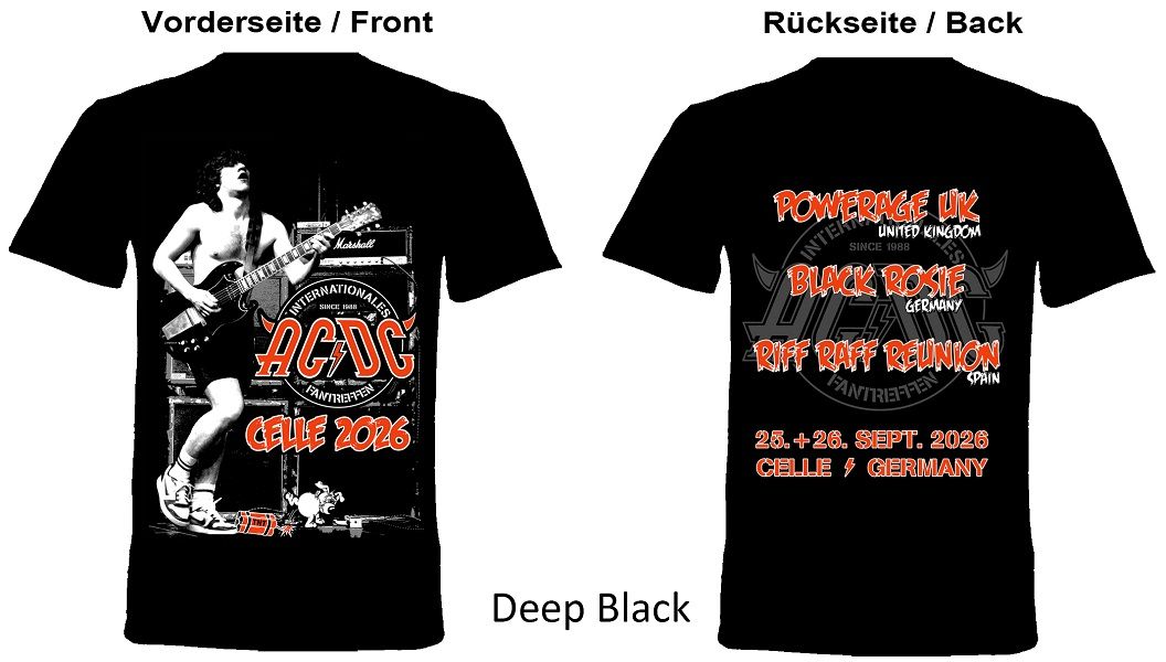 AC/DC T-shirt: International AC/DC Fantreffen Celle, Germany 2026