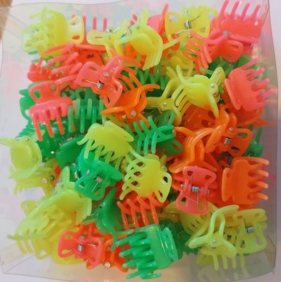 Fluo haar clips