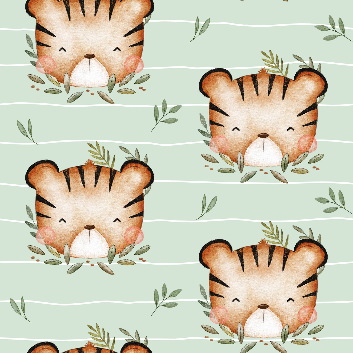 T-shirt tiger green