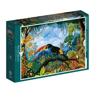 puzzel 1000st blue toucan