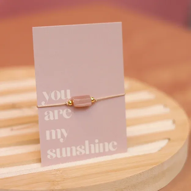 Armband MESSAGE - you are my sunshine