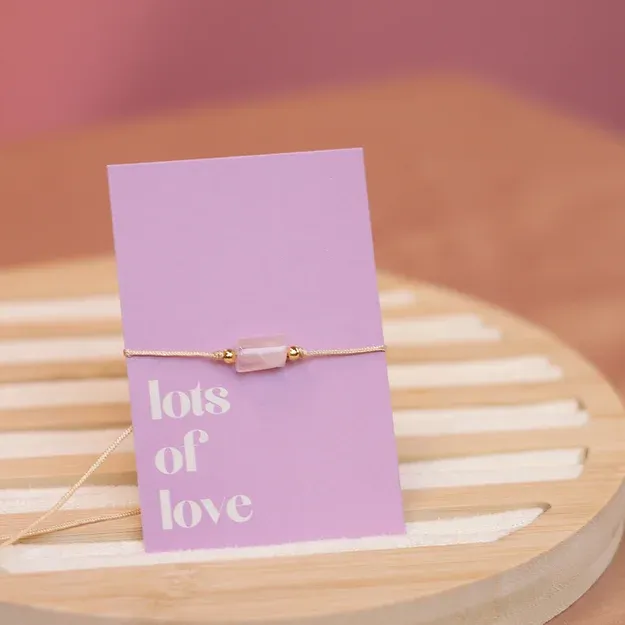 Armband MESSAGE - lots of love