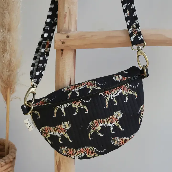 Crossbodytas Tiger Zwart
