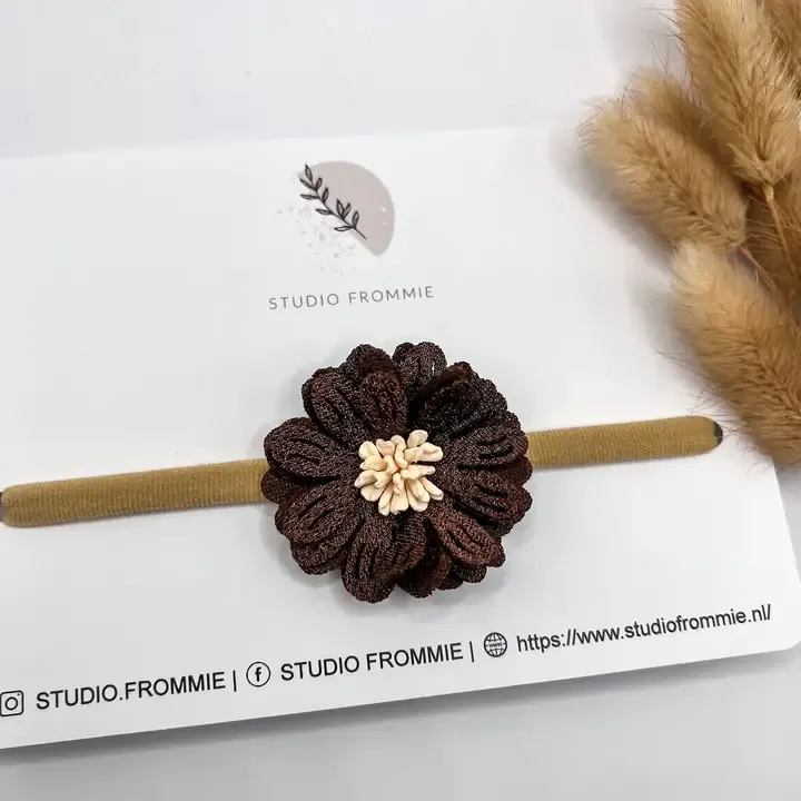 Haarbandje Milou bruin