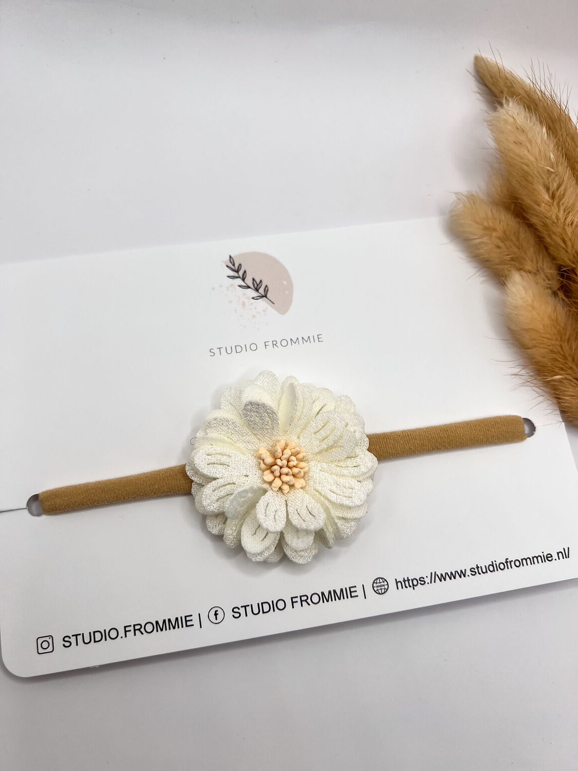 Haarbandje Milou wit