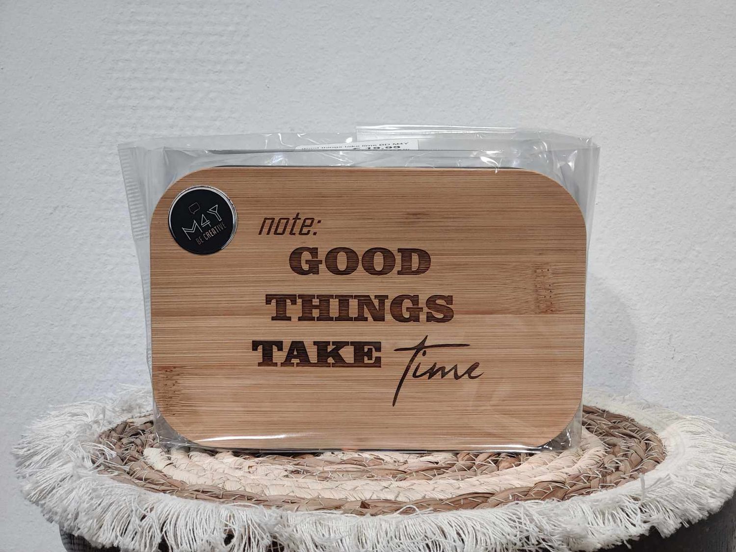 Brooddoos &quot;good things take time&quot;