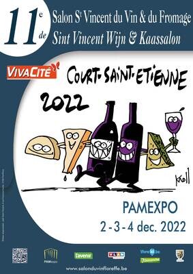 2-3-4 Dec 2022 - 11e Salon du Vin te Court-Saint-Etienne