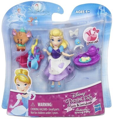 Disney princess Cinderella's sewing party
