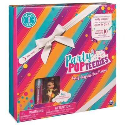 Party pop teenies party surprise box playset