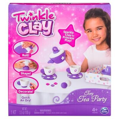 Twinkle clay theeset in klei