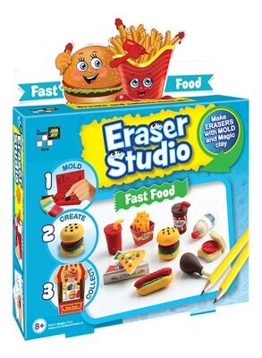 Eraser studio fastfood maak je eigen gommetjes