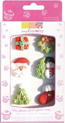 Scrap Cooking suikerfiguren Kerstmis