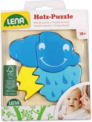 Lena Houten puzzel in vorm van wolkjes