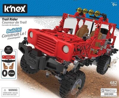 K'Nex 36181 Gemotoriseerde Rode Jeep - Bouwset