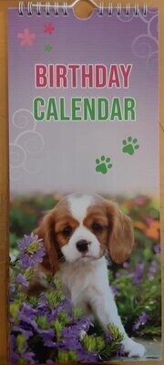 Verjaardagskalender met postkaarten thema  Honden