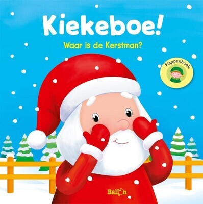 Ballon Uitgeverij Flappenboek "Kiekeboe! Waar is de Kerstman?"