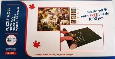 Puzzelmat met puzzel thema unicorn 1000 stuks