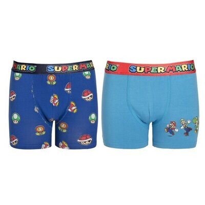 SUPER MARIO KINDERBOXERS 2 STUKS maat 104/110