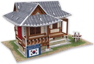 Cubicfun 3d Puzzel Traditional Residence Korea Foam 35 Stukjes