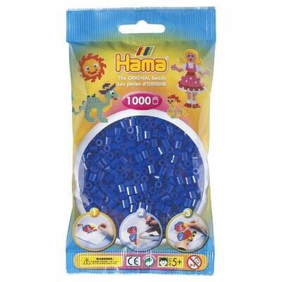 Hama strijkparels 1000 stuks neon blue