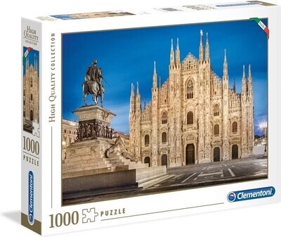 Puzzel 1000 Stukjes Volwassenen - Legpuzzel - Clementoni Puzzel - Duomo de kathedraal van Milaan 69x50 cm - Puzzel 1000 Stukjes