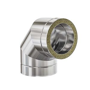 BOCHT 90° DS INOX DW  Ø100 mm