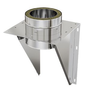 Vertrekmuursteun DS INOX DW Ø 80mm