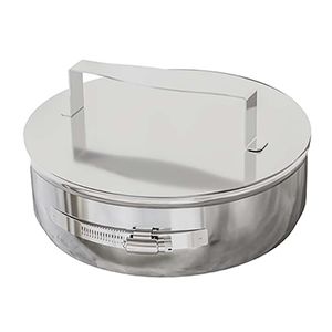 CAP WITHOUT END DS INOX DWØ 100 mm