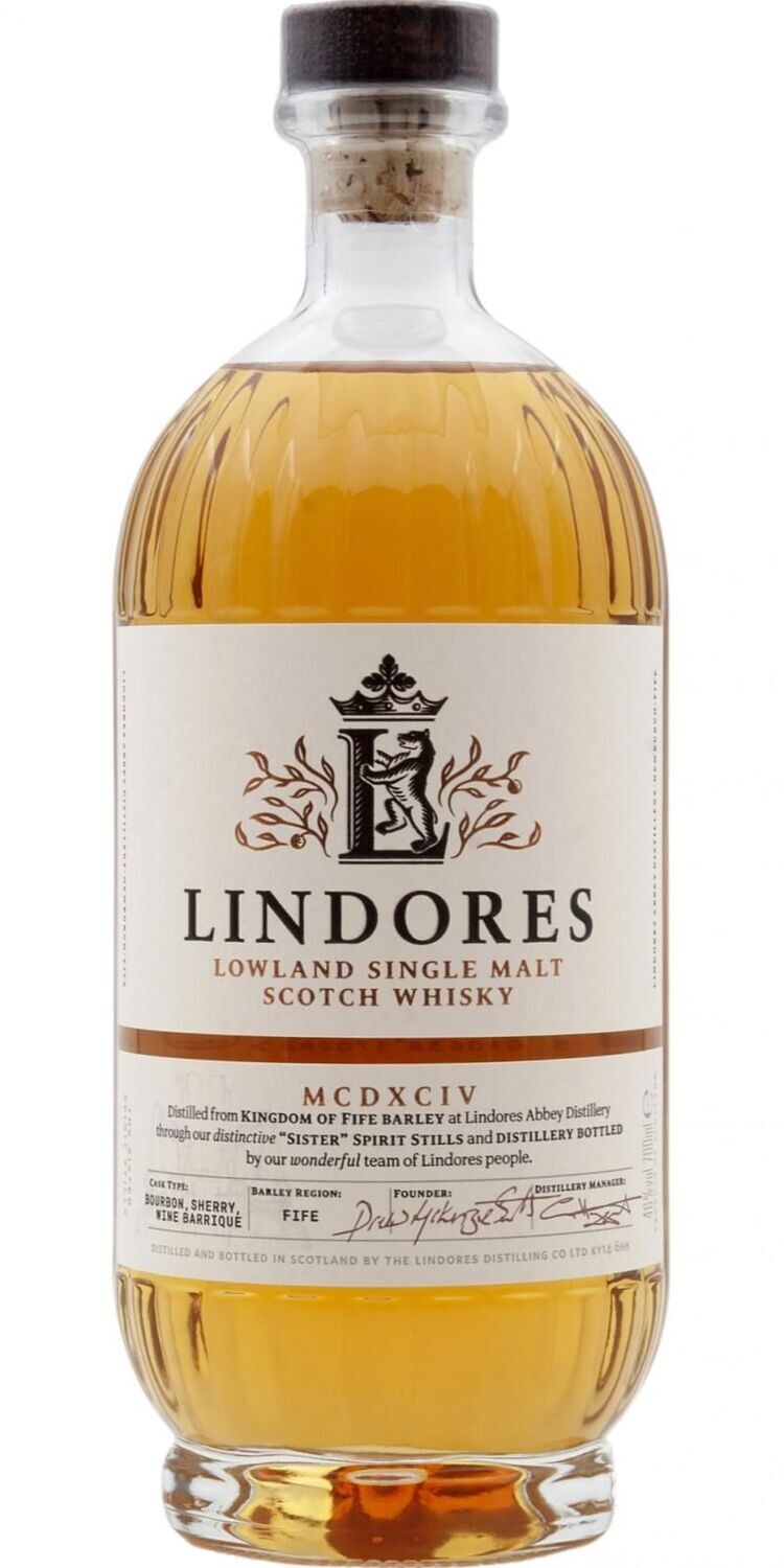 Lindores Abbey Single Malt Scotch Whisky MCDXCIV   Inaugural