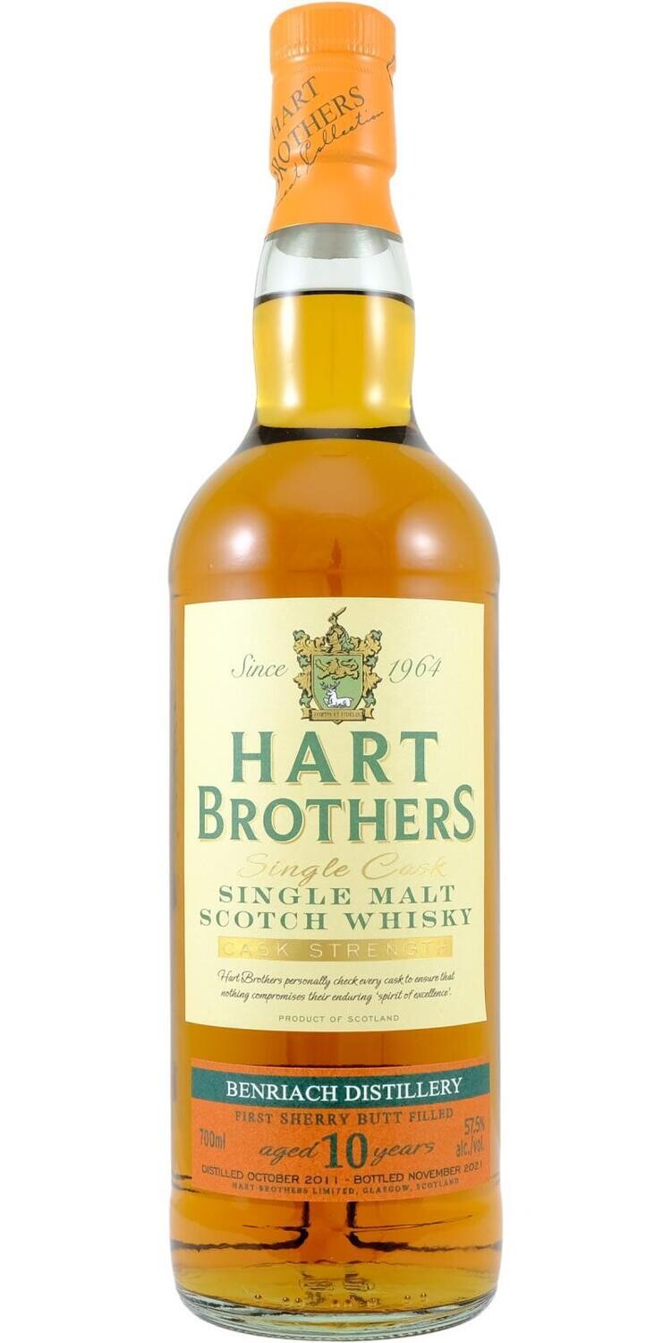 Benriach 10 y 2011 Sherry butt 57.5% Hart Brothers