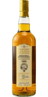Allt-A-Bhainne 25 y 1995 1st fill PX 49% - Mission Gold Murray McDavid