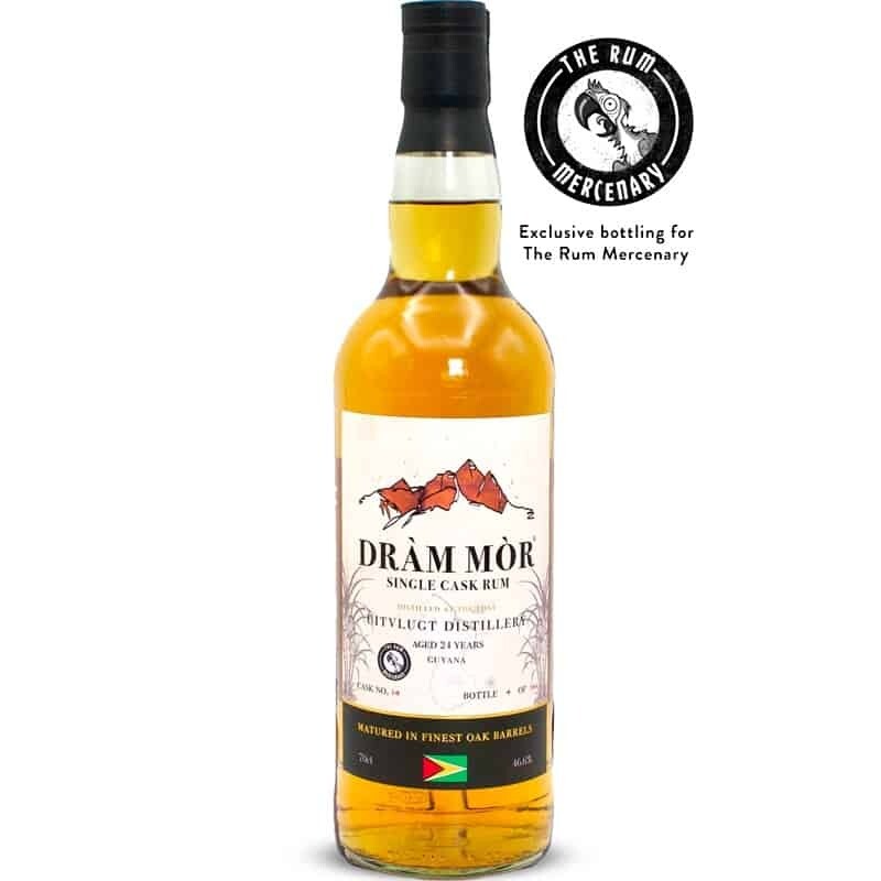 Dram Mor Uitvlugt Guyana 1997 24 Years Exclusive For The Whisky Mercenar46,6%Vol