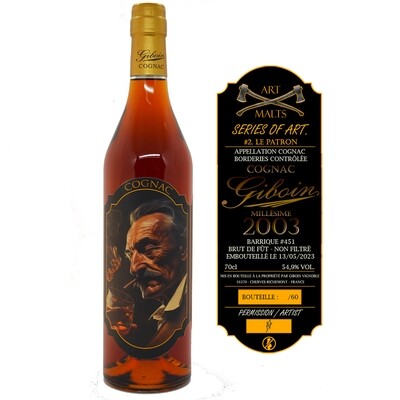 Cognac Giboin 2003 Borderies "Le Patron" 54,9% 70cl