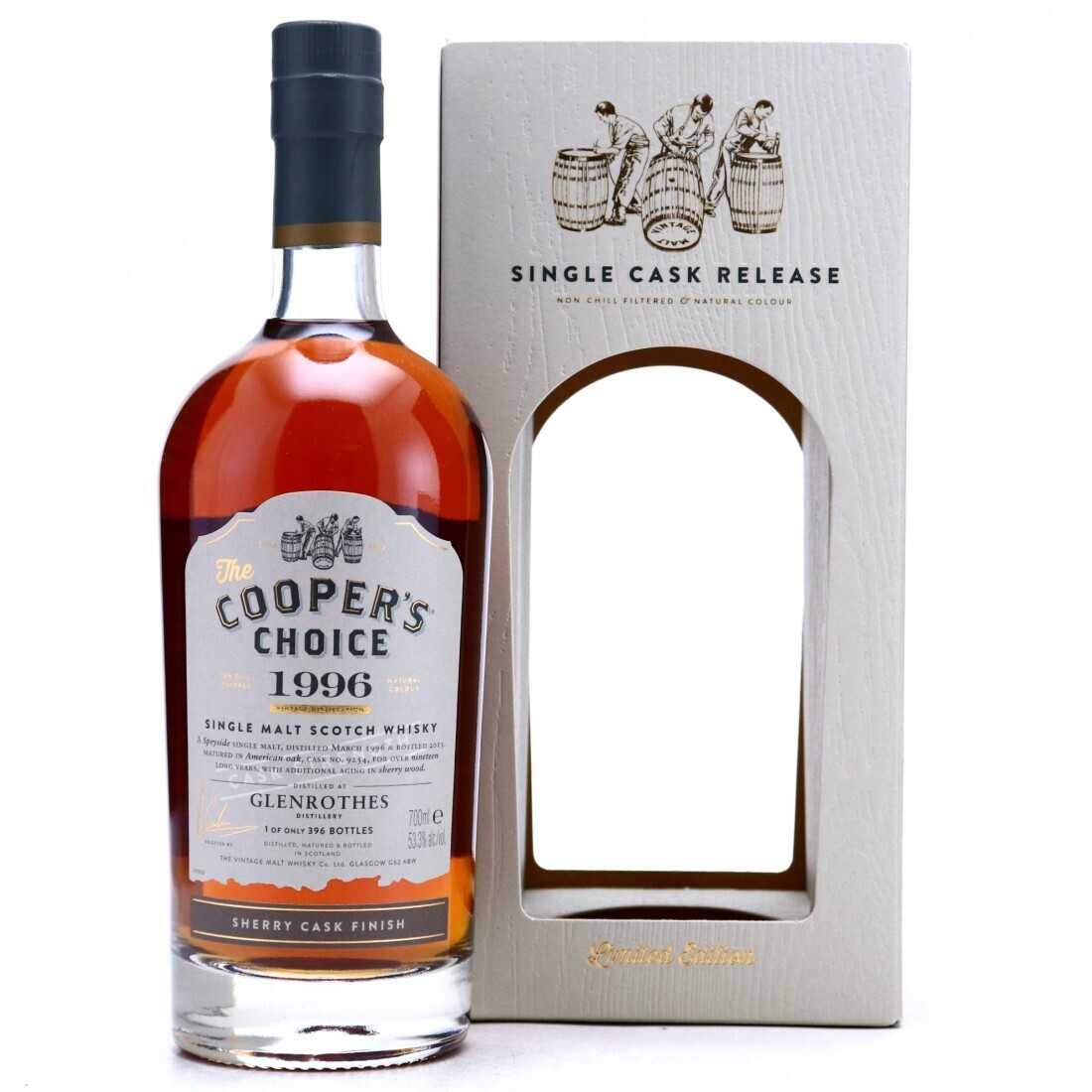 Glenrothes 19 y 1996 Sherry finish  Cooper's Choice 53.3%