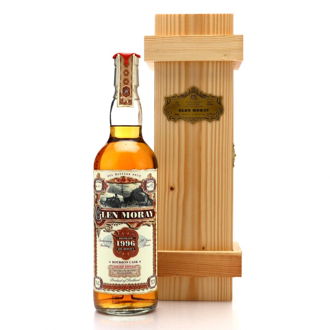Glen Moray 1996 Jack Wiebers 20th Anniversary / Old Train Line Replica 51.7% Glen Moray 1996 Jack Wiebers 20th Anniversary / Old Train Line Replica 51.7%