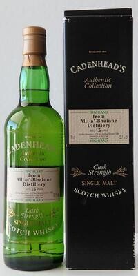 Allt-a'-Bhainne 15 y 1979 - Cadenhead 51.9%