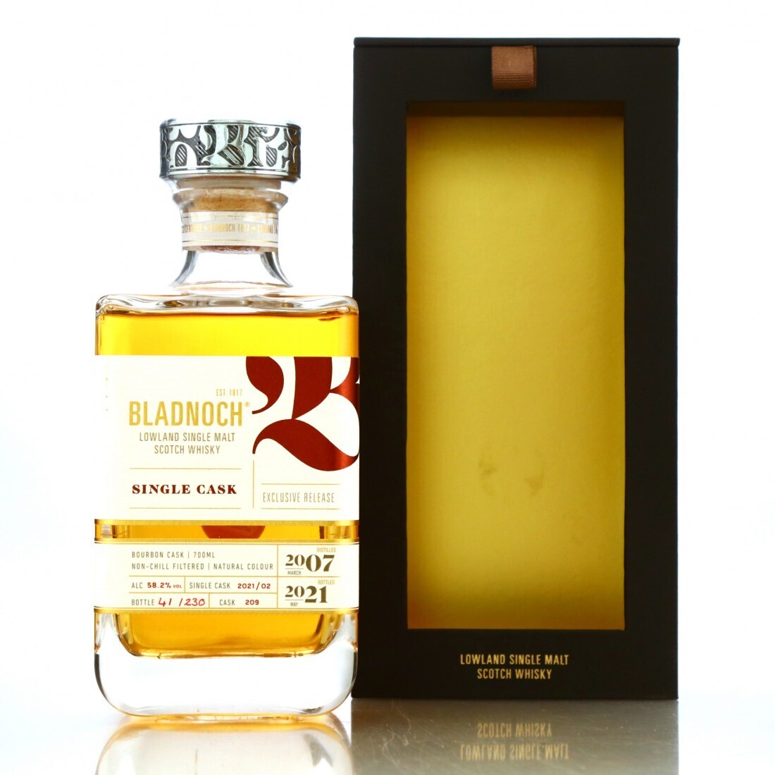 Bladnoch 13 y Single Cask 2007 - Cask 209  58.2%