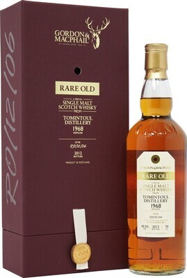 Tomintoul 44 y 1968 Gordon and MacPhail Rare Old Lot RO/12/06
