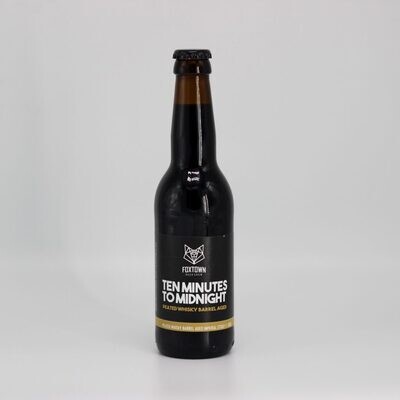 Foxtown TEN MINUTES TO MIDNIGHT
PEATED WHISKY BARREL AGED