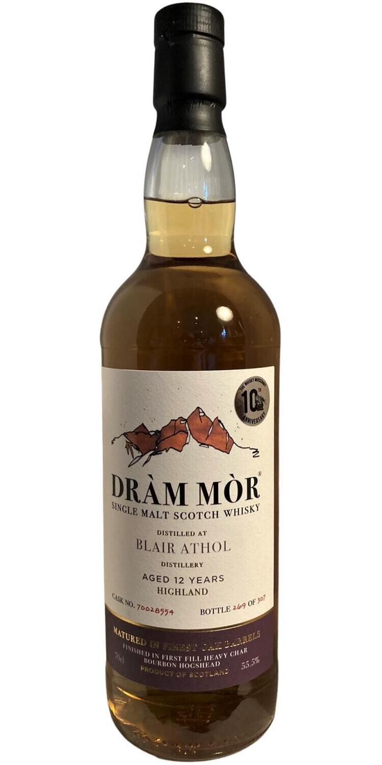 Blair Athol 12 y 2021 First Fill Heavy Char Bourbon Hogshead 55.5% Dram Mor