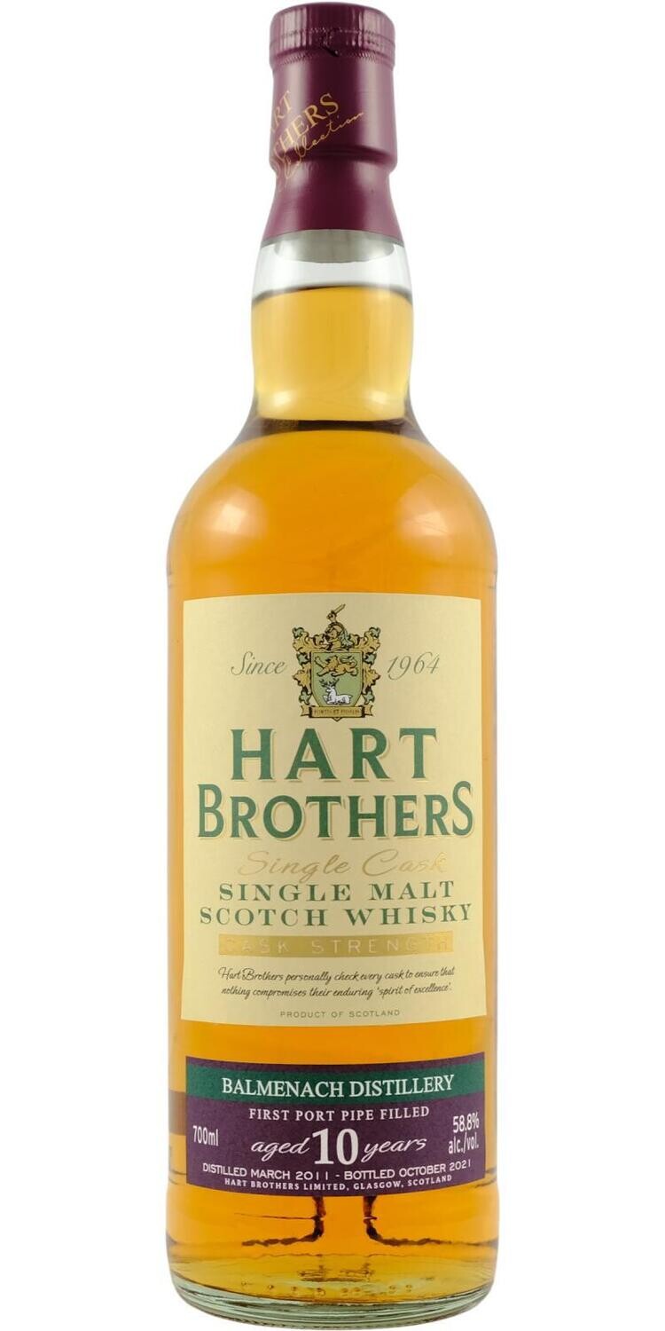 Balmenach 10 y 2022 Virgin Oak 58.6% Hart Brothers