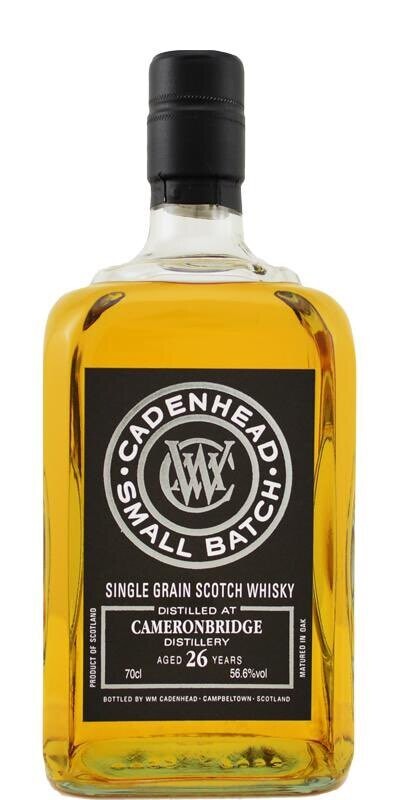 Cameronbridge 1989 - 26 Year Old - Cadenhead - 56,6°