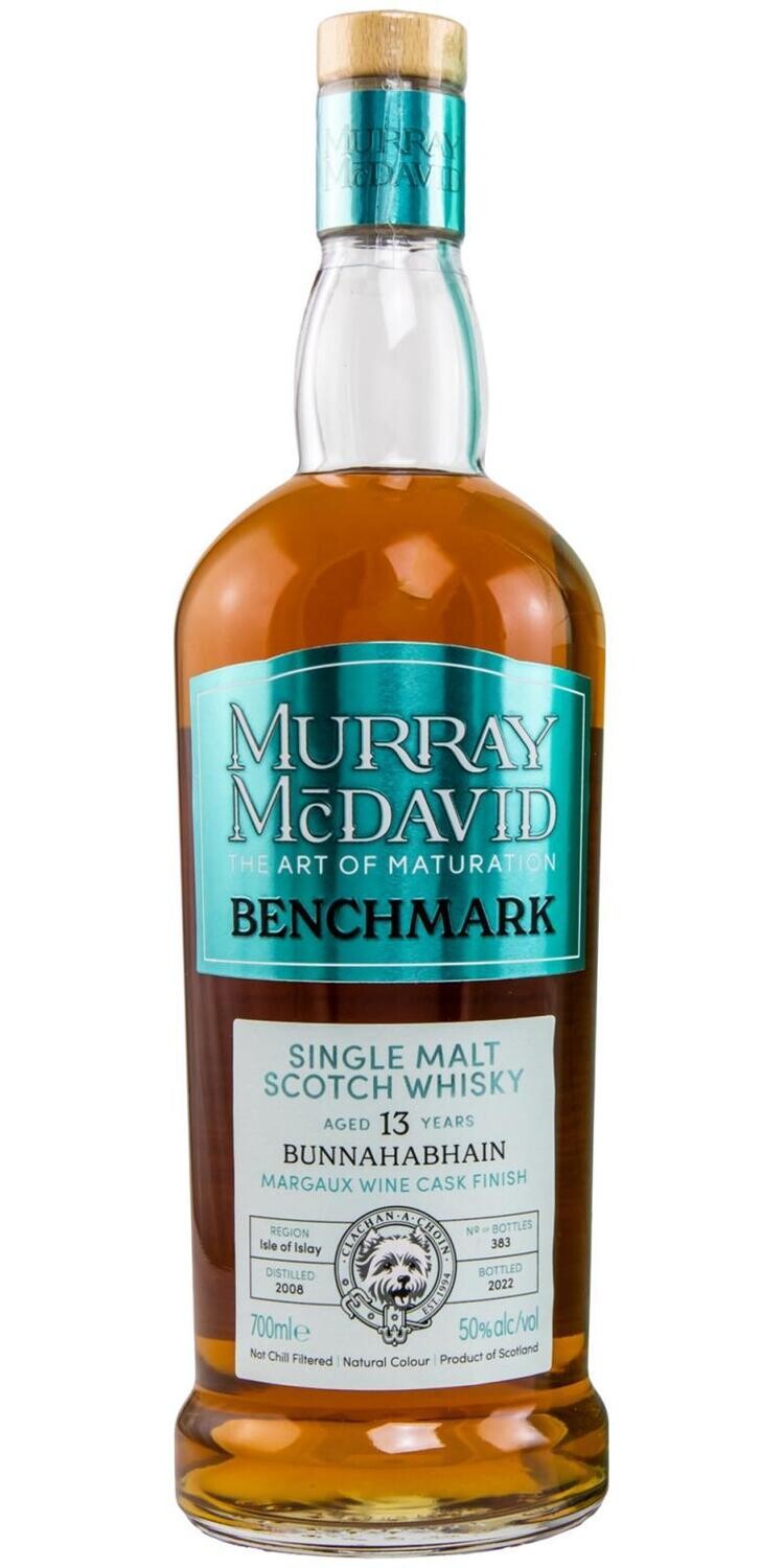 Bunnahabhain 13 y 2022 Margaux wine finish 50% Murray McDavid